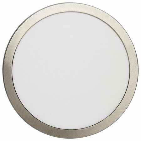 Nuvo Lighting Blink Pro Plus - 19.5 Watt - 12 Inch - CCT Selectable - Brushed Nickel Finish 120/277 Volt - Round 62/1796